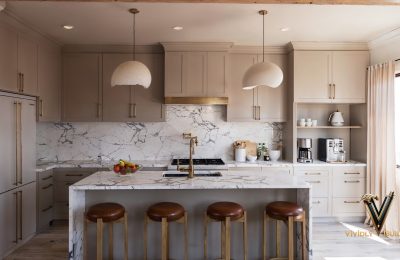 High-End Chef's Kitchen Transformation Professional Modern Kitchen Design for High-End Remodels Luxury chef's kitchen visualization featuring a large waterfall island, custom cabinetry, and premium appliances.